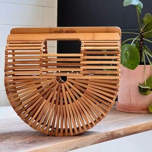 Gaia’s Ark Mini - Cult Gaia Bamboo Ark Mini Top Handle Bag